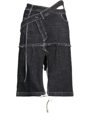OTTOLINGER Charcoal Denim Skirt Cotton, Elastane - Grey