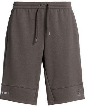 EA7 Lead Shorts & Bermuda Shorts Polyester, Cotton - Grey