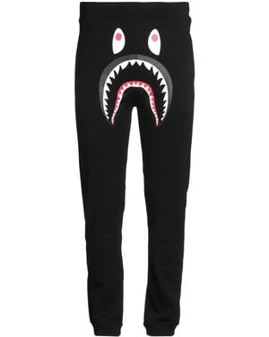 A Bathing Ape Trousers Cotton - Black