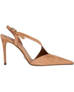Giampaolo Viozzi Camel Pumps Leather - Brown