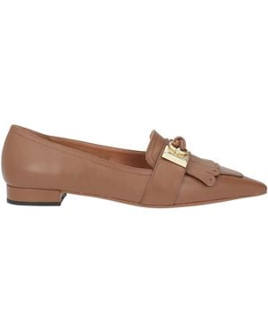 Frau Camel Ballet Flats Leather - Brown