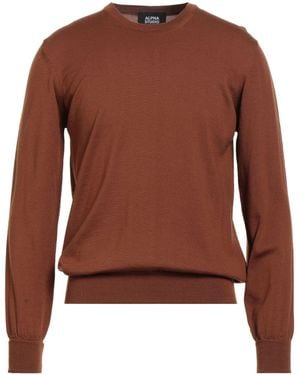 Alpha Studio Pullover - Braun