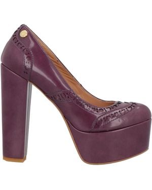 Love Moschino Pumps Leather - Purple