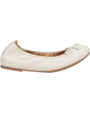 Unisa Ballet Flats Leather - Natural
