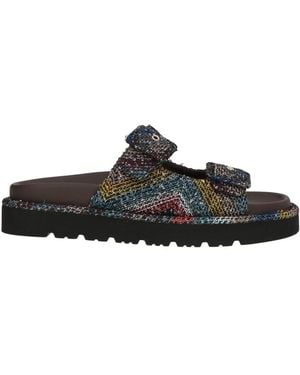 Missoni Sandals Textile Fibers - Black