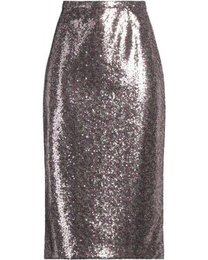Rochas Midi Skirt Polyester, Polyamide - Gray