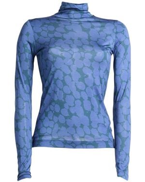 Majestic Filatures Slate T-Shirt Lyocell, Virgin Wool - Blue