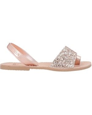 Ria Menorca Thong Sandal Leather - Pink