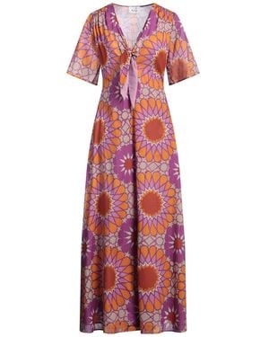 Niu Maxi Dress Cotton - Red