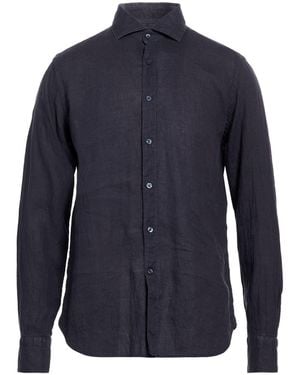 Tintoria Mattei 954 Shirt Linen - Blue