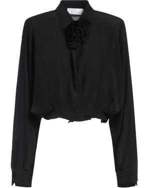 GIUSEPPE DI MORABITO Top Silk - Black