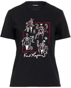 KARL LAGERFELD T-Shirt - Black