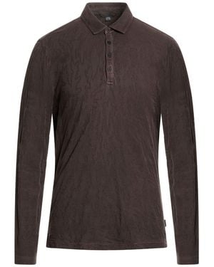 John Varvatos Polo Shirt Organic Cotton - Brown