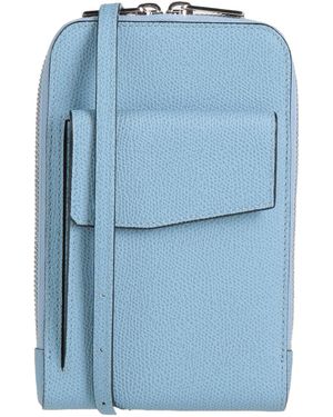 Valextra Cross-Body Bag Calfskin - Blue
