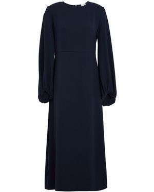 P.A.R.O.S.H. Midnight Midi Dress Polyester - Blue