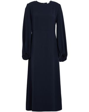 P.A.R.O.S.H. P.A.R.O..H. Midnight Midi Dress Polyester - Blue