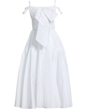 Patou Midi Dress Polyester - White