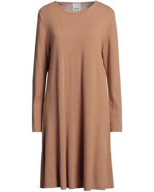 Allude Vestito Corto - Marrone
