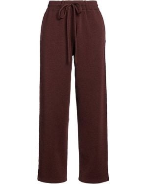 Burberry Chocolate Trousers Wool, Polyamide, Elastane - Red