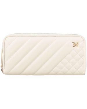 Emanuel Ungaro Wallet Textile Fibers - Natural