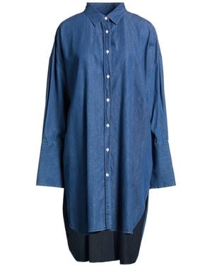 Accademia Midi Dress Cotton - Blue