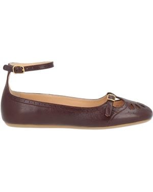 Chloé Ballet Flats Leather - Brown