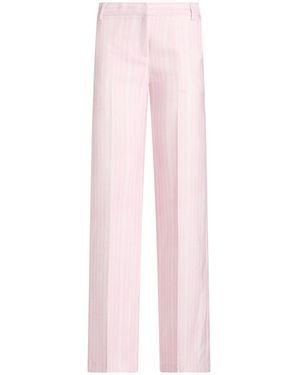 ERMANNO FIRENZE Light Pants Polyester, Elastane - Pink