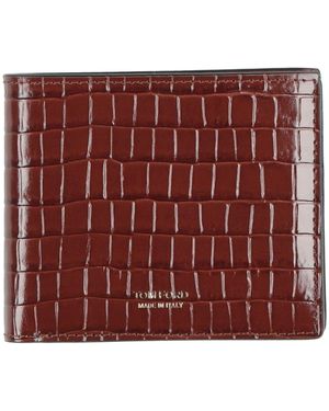 Tom Ford Wallet Leather - Red