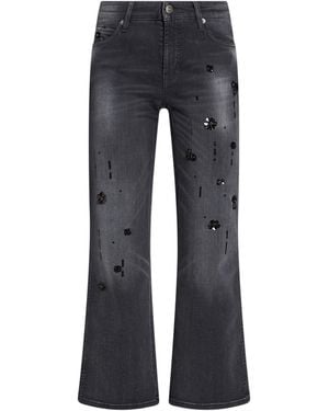 Cambio Charcoal Jeans Cotton, Modal, Elastomultiester, Elastane - Grey