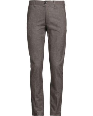 Liu Jo Dark Trousers Cotton, Polyester, Viscose, Elastane - Grey