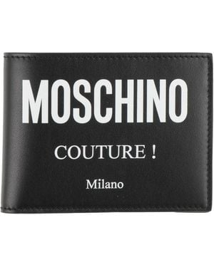 Moschino Couture -- Wallet Leather - Black