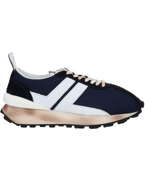Lanvin Bumper Low Top Trainers - Blue