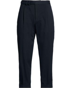 BE ABLE Midnight Trousers Cotton, Virgin Wool, Elastane - Blue