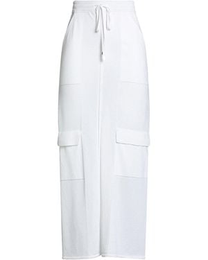 Circus Hotel Maxi Skirt Viscose, Polyester, Polyamide - White