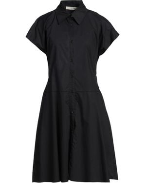 19.70 Nineteen Seventy Midi Dress Cotton - Black