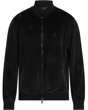 John Varvatos Sweatshirt Polyester, Elastane - Black