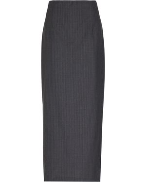8 by YOOX Maxi Skirt - Gray