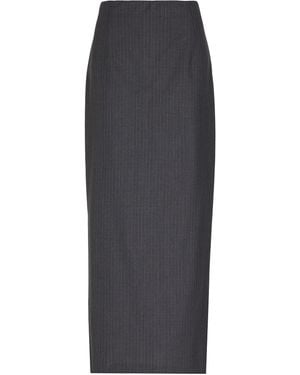 8 by YOOX Maxi Skirt - Grey
