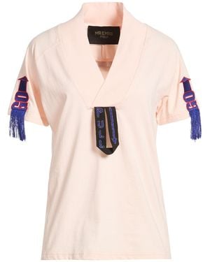 MR & MRS T-Shirt Cotton, Viscose, Pvc - Pink