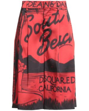 DSquared² Shorts & Bermuda Shorts Polyester - Red