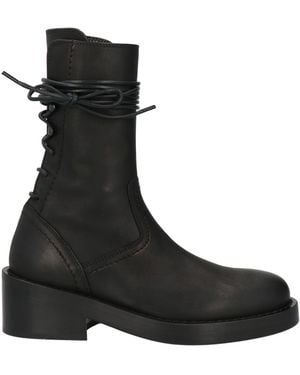 Ann Demeulemeester Ankle Boots Leather - Black