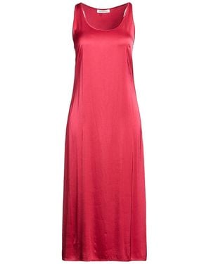 Manila Grace Midi Dress Viscose, Elastane - Red