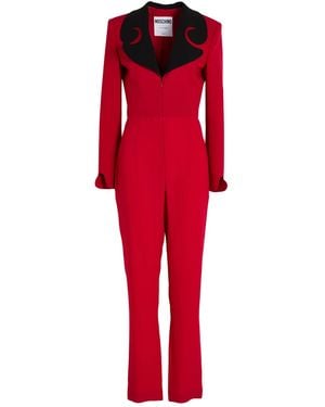 Moschino Couture Jumpsuit Acetate, Viscose - Red