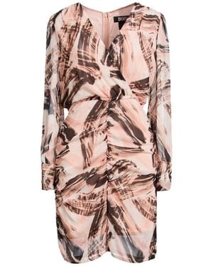 DKNY Mini Dress Polyester, Recycled Polyester - Pink