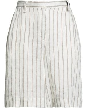 Massimo Alba Shorts & Bermuda Shorts Linen, Silk - Gray