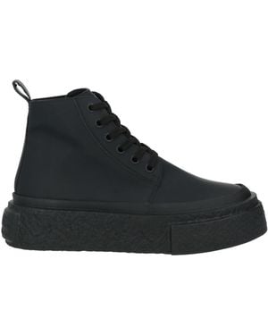 MM6 by Maison Margiela Ankle Boots Leather - Black