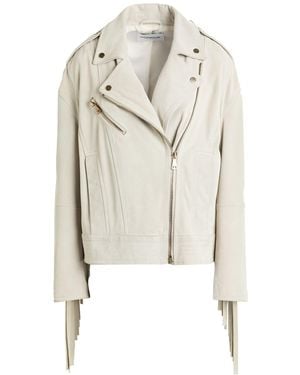 Dondup Jacket Calfskin - White