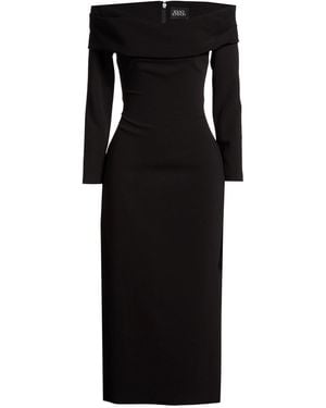 Solace London Midi Dress - Black