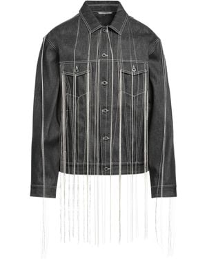 Valentino Garavani Denim Outerwear Cotton, Polyester - Gray