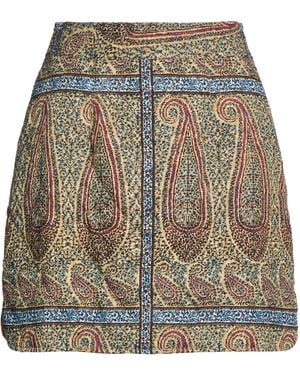 Antik Batik Sand Mini Skirt Cotton - Natural